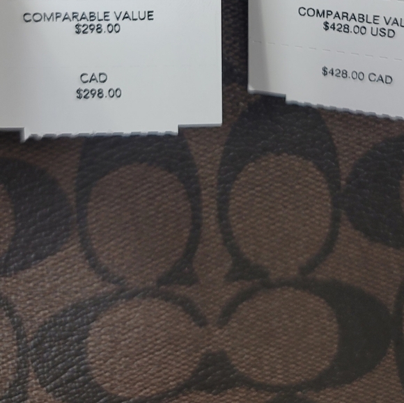 🌸 COACH SET 2PCS tote shoulder bag wallet + handbag NWT Matching Wallet - Picture 12 of 14